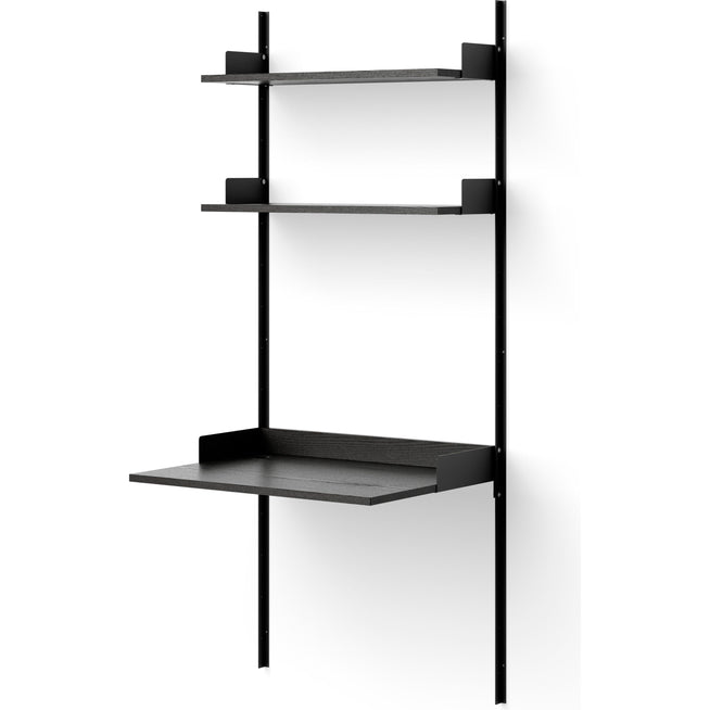 Photo of New Works Study Shelf - Reolsystem - Black Ash / Black - H190 X W83,5 X D60,5 Cm
