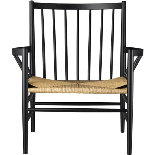 Photo of J82 Armchair Beech Black Painted-nature