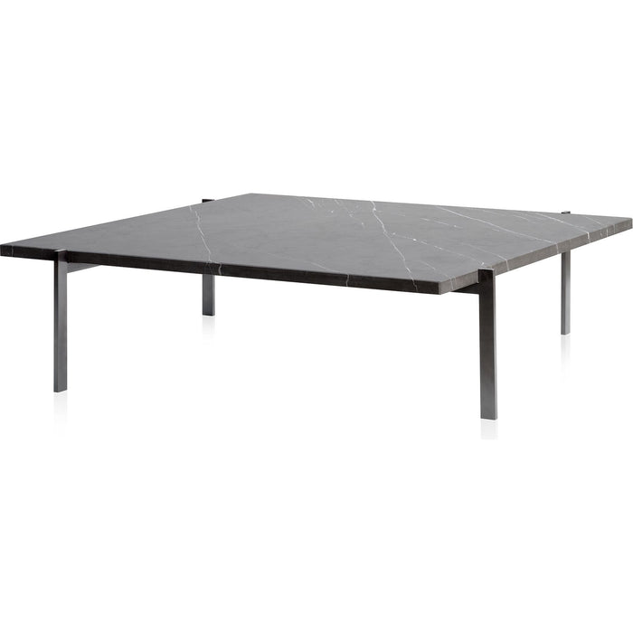 Photo of Pk61a, Black Marble - Coffee Table - Poul Kjærholm - Black - Metal/Stone