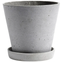Flowerpot With Saucer, XL Ø21.5 Cm
