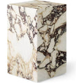 Plinth Tall Calacatta Viola Marble - Småbord & Sidobord - Norm Architects - Rosa - Sten