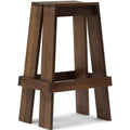 Let Barstool 75 cm Brown Stained Ash - Bar stools & bar stools - Aspect Office - Wood colored - Wood