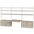 Thumbnail photo of String Wall Rack 75x30, Beige, 2-pack - Shelving - Nils Strinning - Beige - Metal