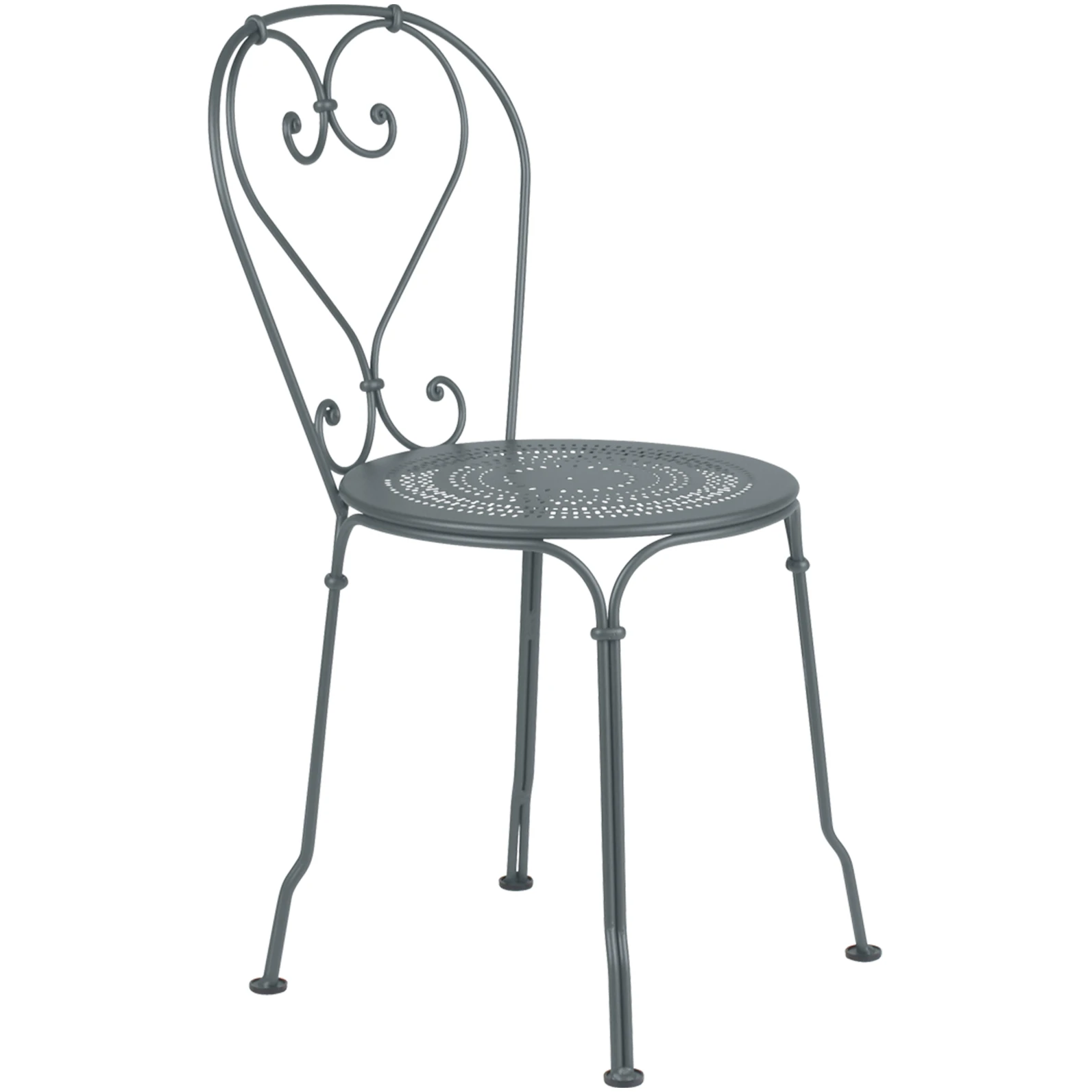 1900 Chair, Storm Grey - Outdoor dining chairs - Grey - Metal