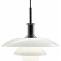 Thumbnail photo of PH 41/2-4 Glass Hanging Lamp Chrome