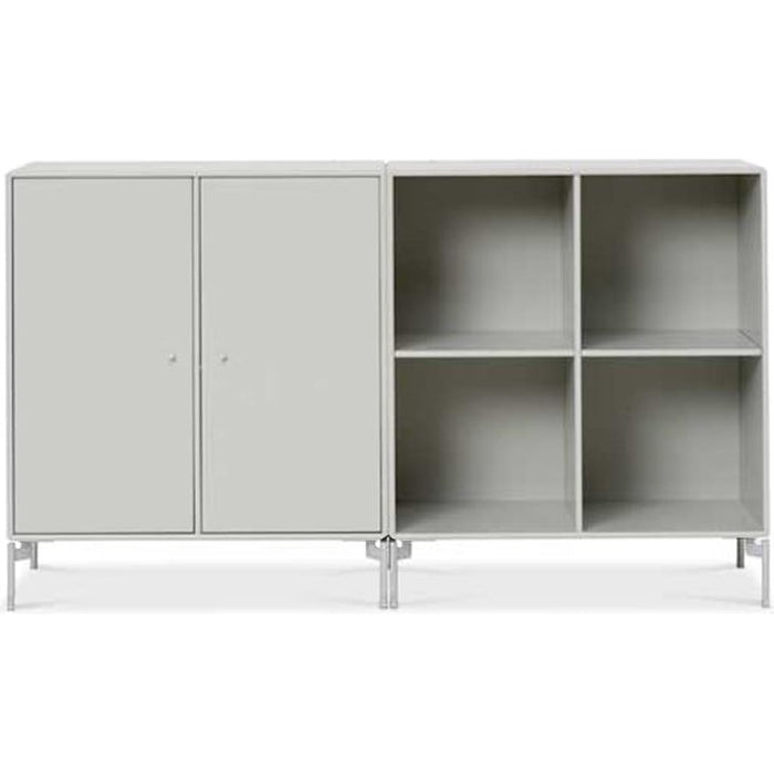 Photo of Pair Classic Sideboard - Matt Chrome Legs