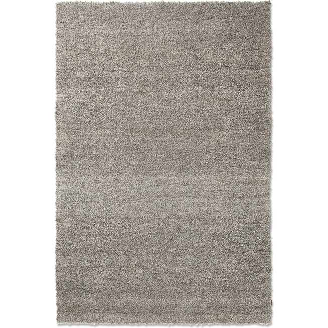 Photo of Slub Bouclé Rug - Gulvtæppe - Charcoal - W140 X H200 X D3 Cm