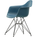 Eames Plastic Armchair Dar - 83 Sea Blue - Basic Dark Base - Matstolar - Charles & Ray Eames - Blå - Metall/plast