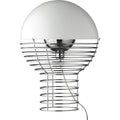 Thumbnail photo of Wire Table Lamp Ø40 Cm Chrome/white