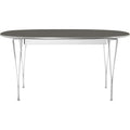 Thumbnail photo of B619 Superellipsis Pull-out Laminate - Grey/Chrome - Dining Table