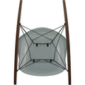 Eames Plastic Armchair Rar - 56 Granite Grey - Basic Dark Base - Dark Maple - Matstolar - Charles & Ray Eames - Grå - Metall/trä/plast