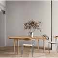 Thumbnail photo of CH338 Dining Table (with space for 2 leaves)
