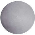Circle Rug Round Light Grey