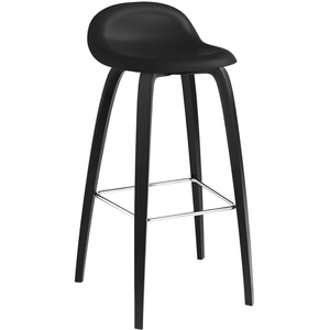 Photo of 3d Bar Stool Wood Base 75 cm