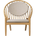 Thumbnail photo of Poul M. Volther Armchair - J166 Jørna - Black/beige
