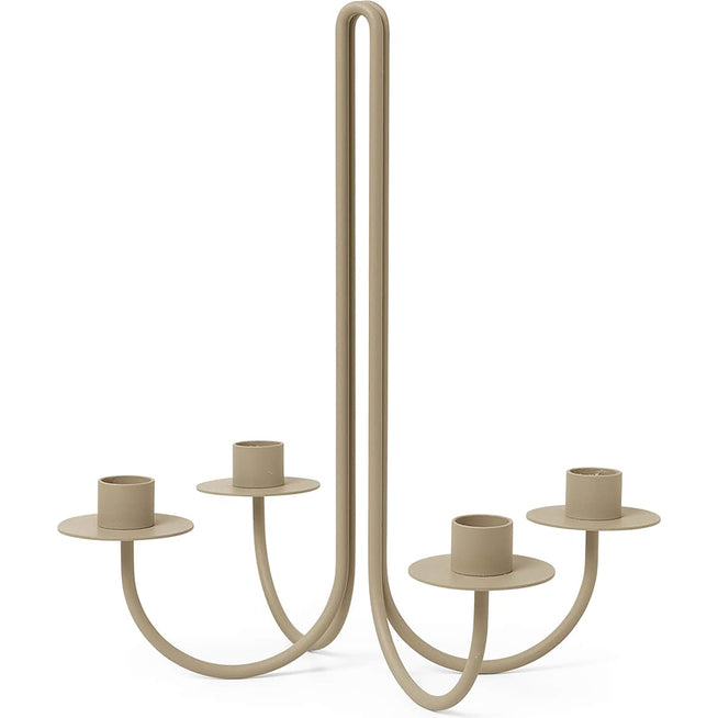 Photo of Sway Candelabra - Lysestage - Cashmere - W23,5 X H30,2 X D18,2 Cm