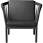 J146 Easy Armchair - Black lacquered oak 1