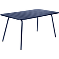 Thumbnail photo of Luxembourg Table 143 x 80 cm, Deep Blue - Outdoor Dining Table - Frédéric Sofia - Blue - Metal