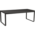 Bellevie Table 196 X 90 Cm Liquorice - Matbord Utomhus - Pagnon & Pelhaître - Svart - Metall