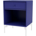 Thumbnail photo of Dream Nightstand - Monarch / Matt Chrome Legs - Bedside Table - Peter J. Lassen - Blue - Mdf