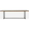Thumbnail photo of Side Dining Table Wood Metal 1