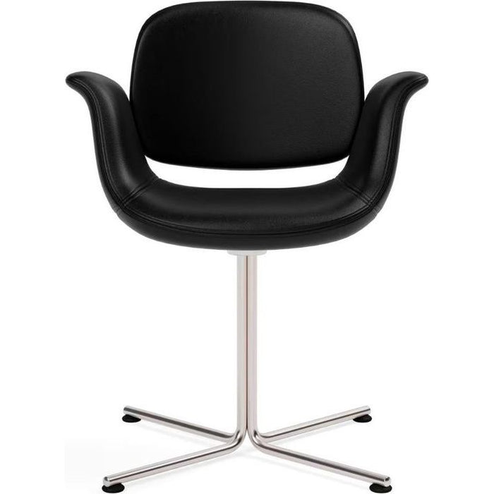 Flamingo Chair 3381 By Foersom & Hiort-lorenzen - Spisebordsstol - Max 93 Indian Red / Stainless Steel - W68 X D63 X H80 X Sh45 Cm