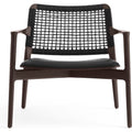 Thumbnail photo of Vipp488 Cabin Loungefåtölj Dark Oak-black Leather