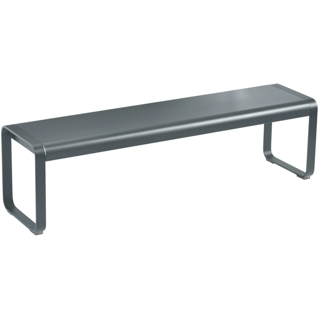 Photo of Bellevie Bench Storm Grey - Garden Benches - Pagnon & Pelhaître - Grey - Metal