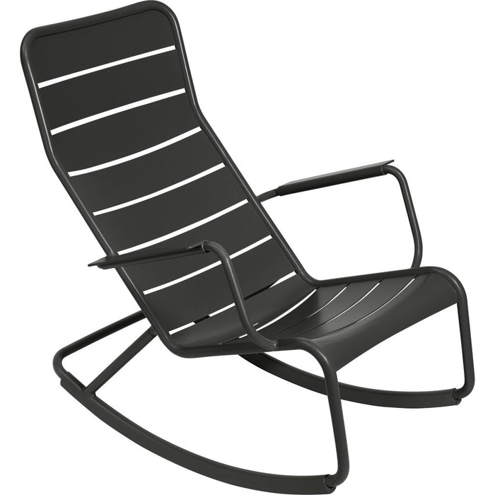 Photo of Luxembourg Rocking Chair Liquorice 42 - Utomhusfåtöljer - Frédéric Sofia - Metall