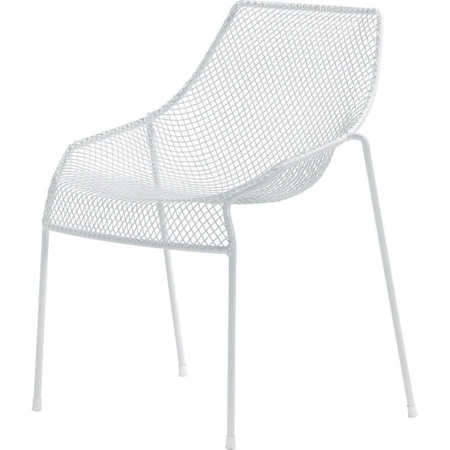 Photo of Heaven Chair - Matt White - No Cushion - Garden Chairs