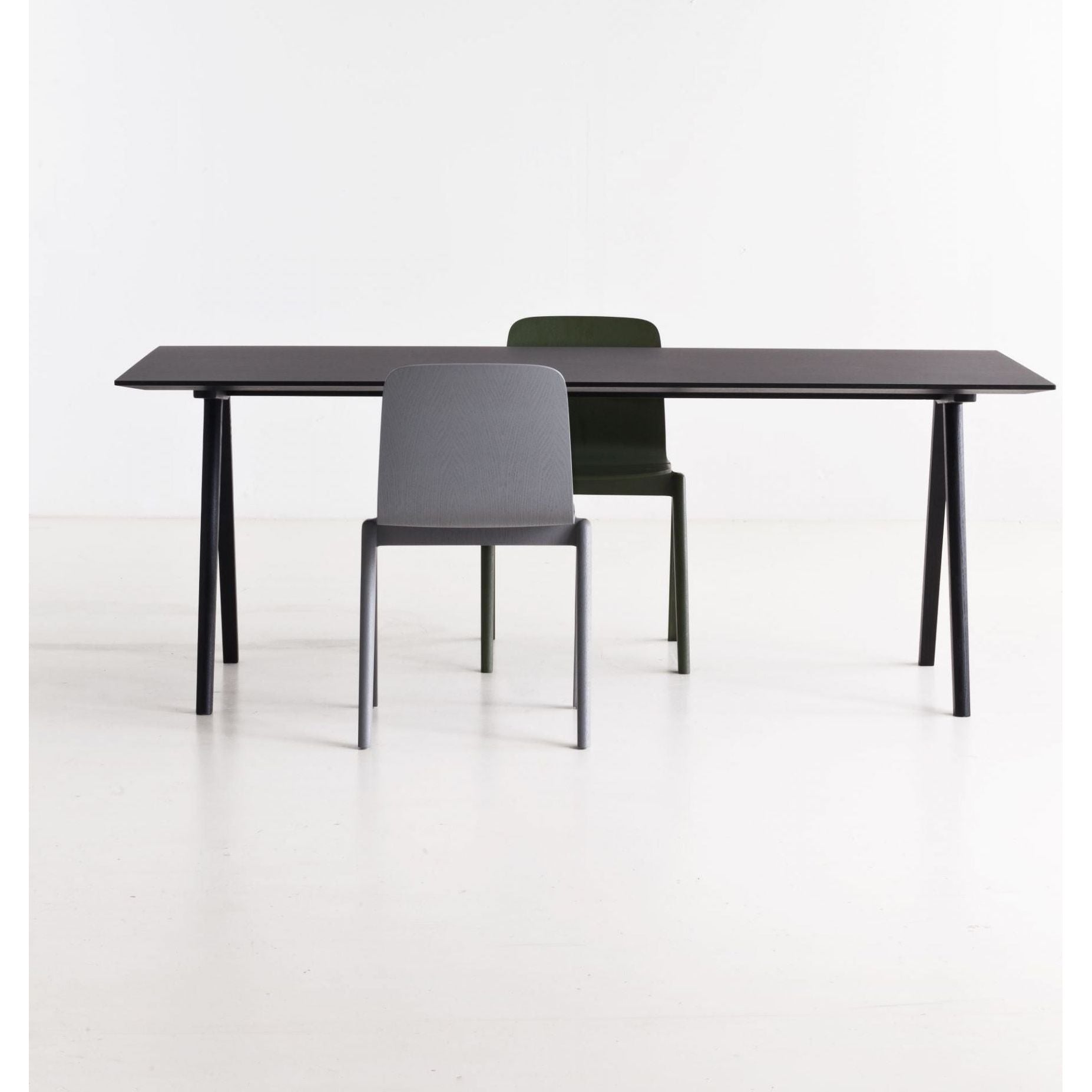 CPH 10 Desk - Black Linoleum