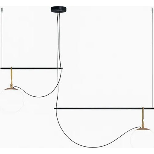 Photo of Nh S3 2 Bracci Pendant Black/brass