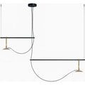 Thumbnail photo of Nh S3 2 Bracci Pendant Black/brass