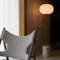 Thumbnail photo of Jwda Floor Lamp, White Marble/bronzed Brass - Skärmlampor - Jonas Wagell - Vit