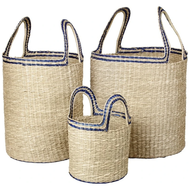 Photo of Lykke Baskets Blue Set of 3