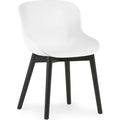 Thumbnail photo of Hyg Chair Wood - Dining Chair - White - Black Oak - H: 84 x L: 54 x D: 53.5 x Sh: 46 cm