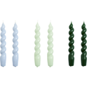 Candle Spiral Set Of 6