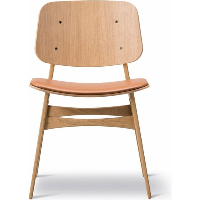 Photo of Søborg 3051 Wood Base Chair - Upholstered Seat