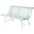 Thumbnail photo of Louisiane Bench 150 cm Ice Mint A7 - Garden Benches - Blue - Metal