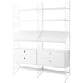 Thumbnail photo of String Floorboard 200, White, 2-pack - Shelving - Nils Strinning - White - Metal