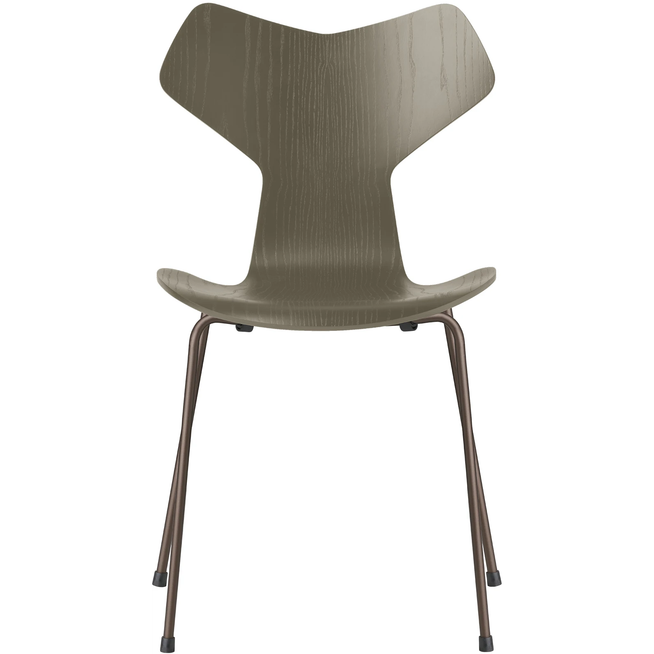 Photo of 3130 Grand Prix Chair | Ash Veneer | Brown Bronze Base