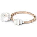 Fabric Cord Set - Ledning - Pendant - Sand