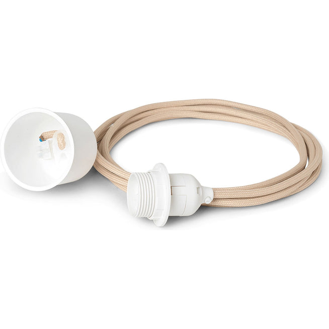 Photo of Fabric Cord Set - Ledning - Pendant - Sand