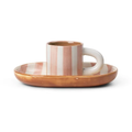Milu Snack Set - Children's Cup - Rose - W: 19 x H: 7.5 x D: 13.3 cm