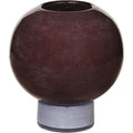 Thumbnail photo of Mari Vase Glass Puce/orchid Hush - Ø20xh21cm