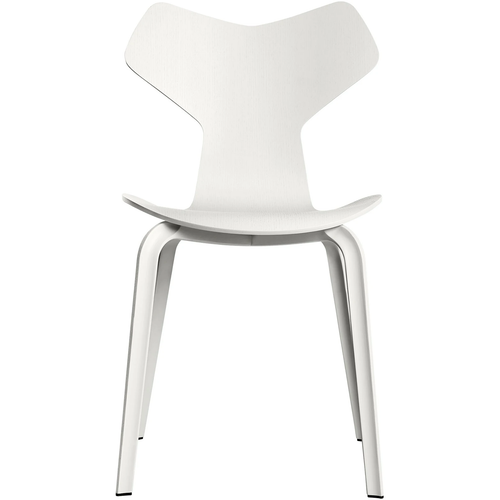 Photo of 4130 Grand Prix, White Ash veneer - Arne Jacobsen - White - Metal/wood