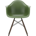 Eames Plastic Armchair Daw - 48 Forest - Dark Maple - Matstolar - Charles & Ray Eames - Grön - Metall/trä/plast