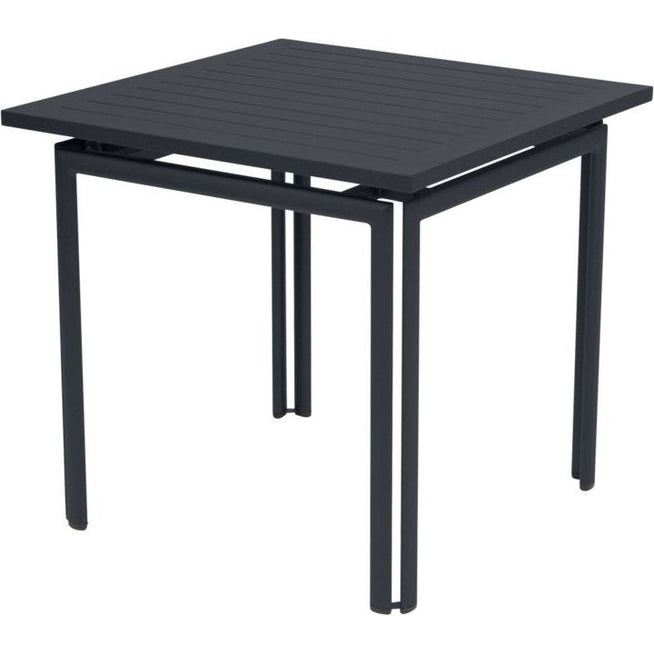 Photo of Costa Table 80 x 80 cm, Anthracite - Outdoor dining table - Grey - Metal