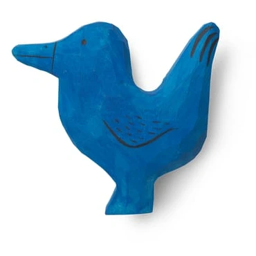 Photo of Anton Bird Hook - Figur - Anton Bird Hook - Blue - W11 X D11 X H7.5 Cm