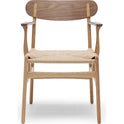 Ch26 Dining Chair By Hans J. Wegner (Natural, Oak/Walnut